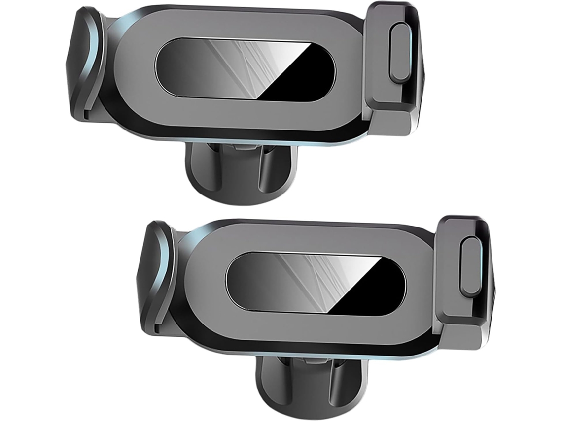 Suporte Para Celular Veicular De 2 Peças, Com Encaixe Na Saída De Ar, Resistente E Giratório.