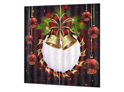 1Pcs Cortina de Natal para Sala de Estar ALLINLESS