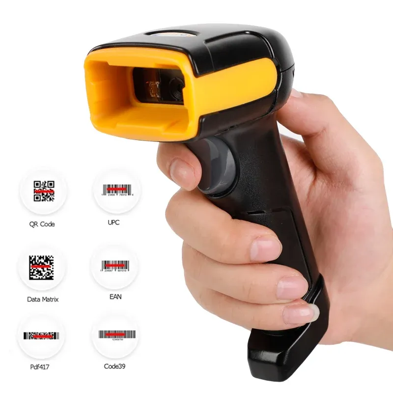 Leitor Código de Barras 1D/2D Qr Pdf417 com Fio Usb Lf1680S