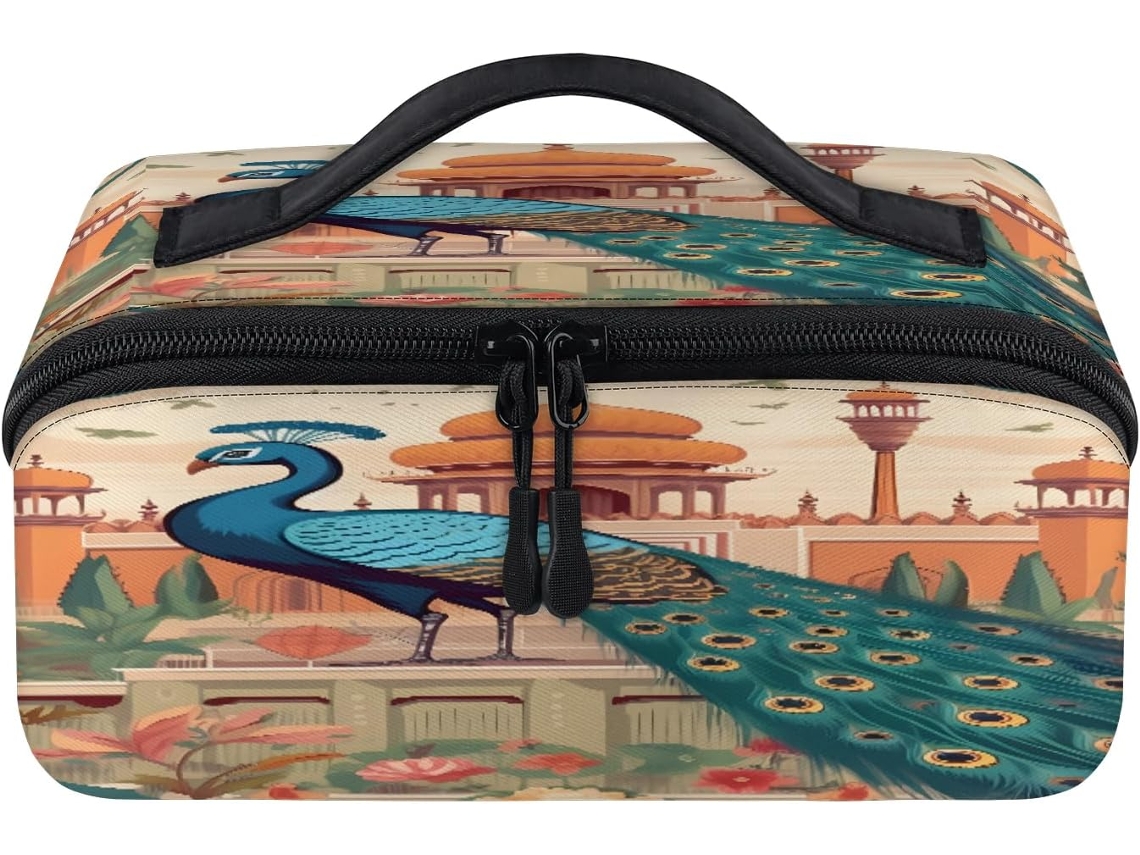 Conjunto de 2 Leques Luxo com Penas Avestruz e 13 Varetas Bambu para Entusiastas da Dança Que Gostam Fazer ...