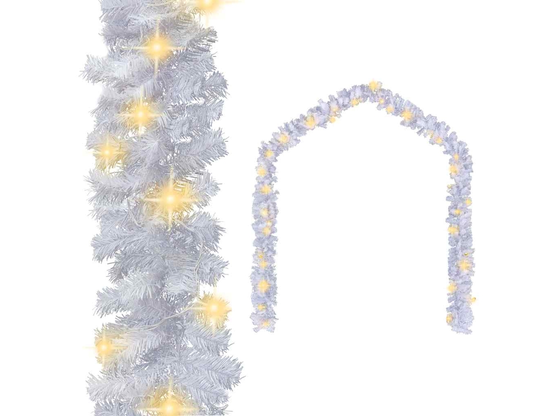 Vidaxl Grinalda De Natal Com Luzes Led 20 M Branco