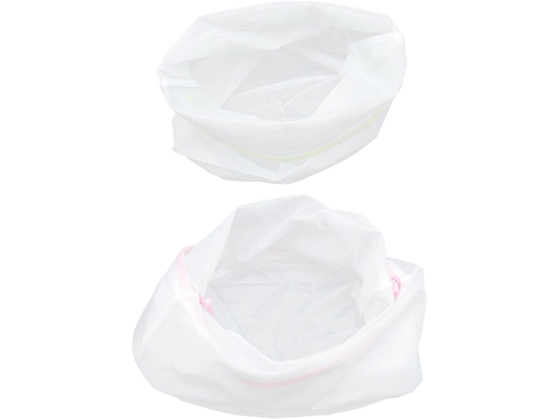 Sacos de Roupa Suja com Cordão, Laváveis, Feitos Tecido Malha Fina, 2 Unidades, Dobráveis em CHABERLU
