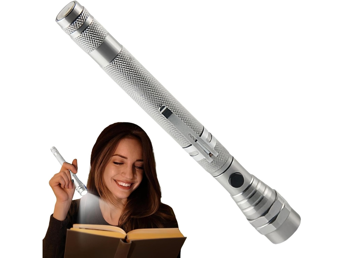 Lanterna Led Magnética Extensível – Versátil, Funcional E Durável.