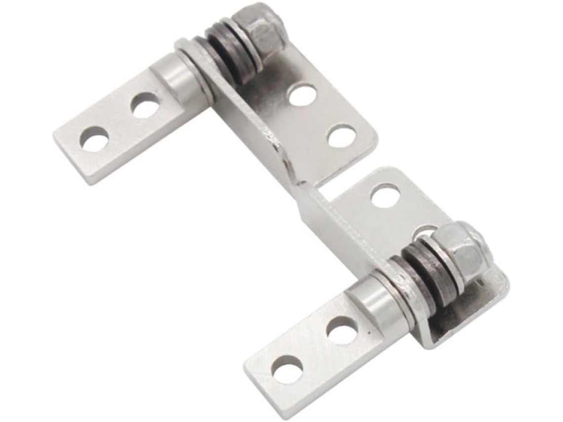 2 Dobradiças Giratórias Para Móveis Sk7 1215-brancas 0° 360° Com Pausa Livre Garagem E Escola