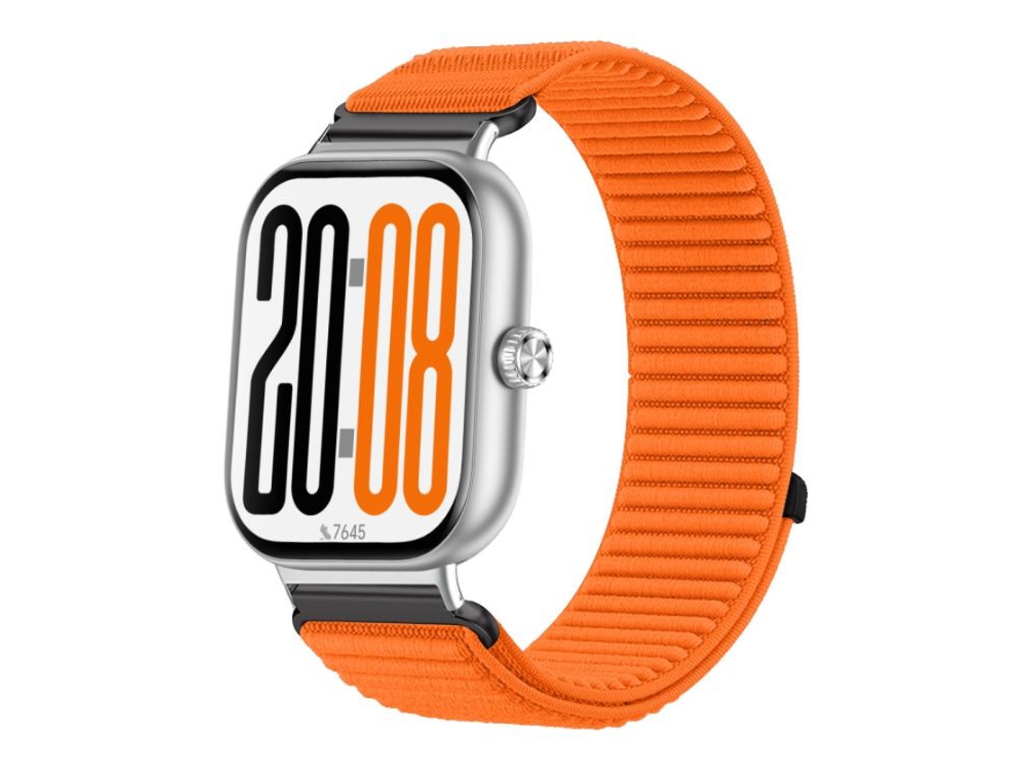 Bracelete para Honor Watch X5 XIAOMOYU em Nylon Trançado com Fecho de Velcro Laranja