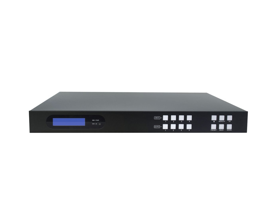 Comutador Matrix 4x4 com 4 HDMI Vivolink