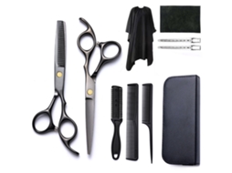 Kit De Tesoura De Corte Cabelo, 10pcs Ferramenta Profissional Para Corte De Cabelo, Para Cabeleireiros E Uso Doméstico Cuich