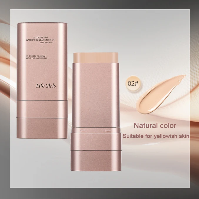 Base Em Bastão De Ponta Dupla Com Pincel Para Uma Maquiagem Natural, Duradoura E Impecável.