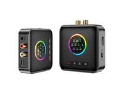 HEXINYIGJLY Adaptador Bluetooth 5.2 2 em 1, 400mAh, aptx low latency, 20m, 10h, Usb/aux/rca