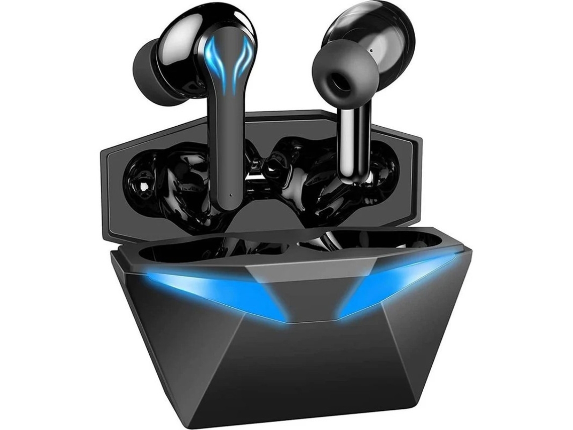 Auriculares Bluetooth True Wireless Bestvite (in Ear - Microfone - Noise Cancelling - Preto)
