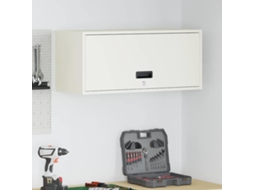 Vidaxl Armário De Parede Para Garage Branco 80 X 33 X 35 Cm
