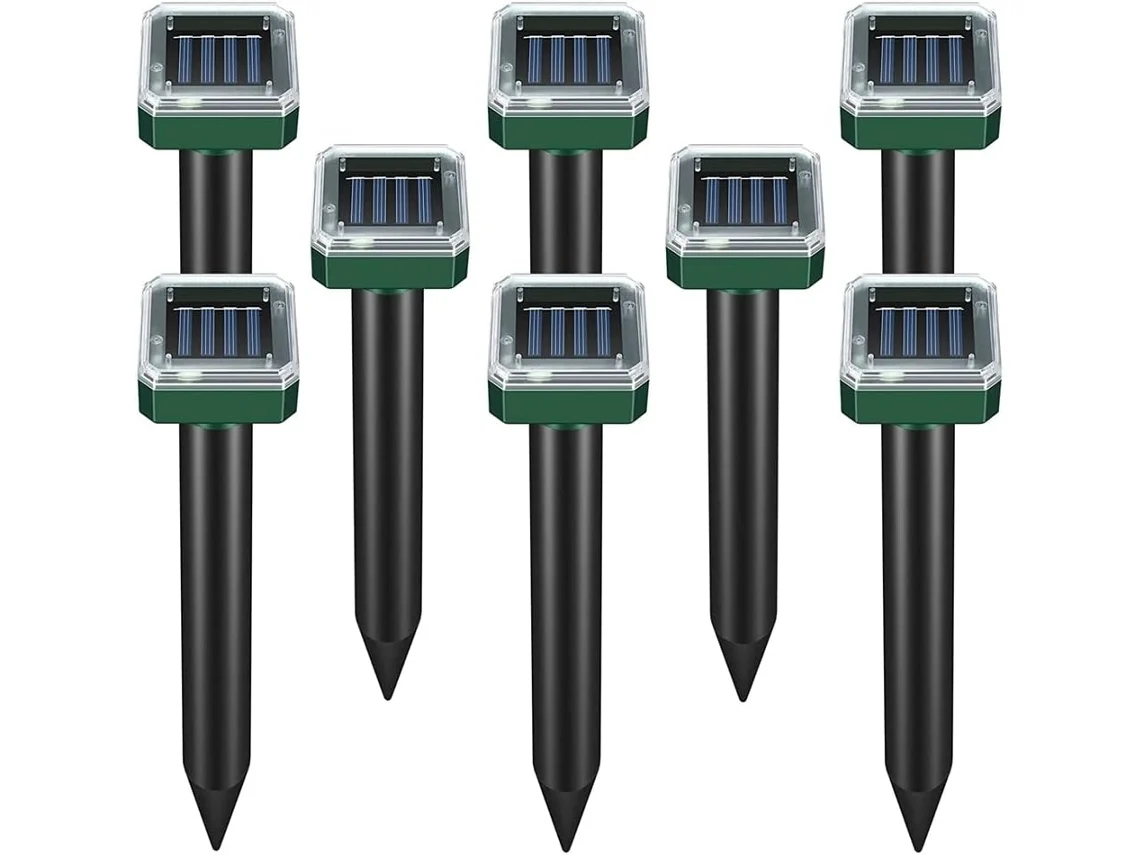 Kit Com 8 Repelentes Solares Para Cobras E Roedores, Para Uso Externo. Gokoco