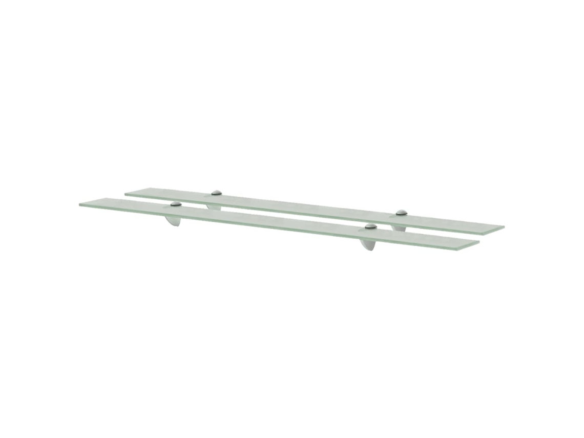 Vidaxl Prateleiras Flutuantes 2 Pcs Vidro 100x10 Cm 8 Mm