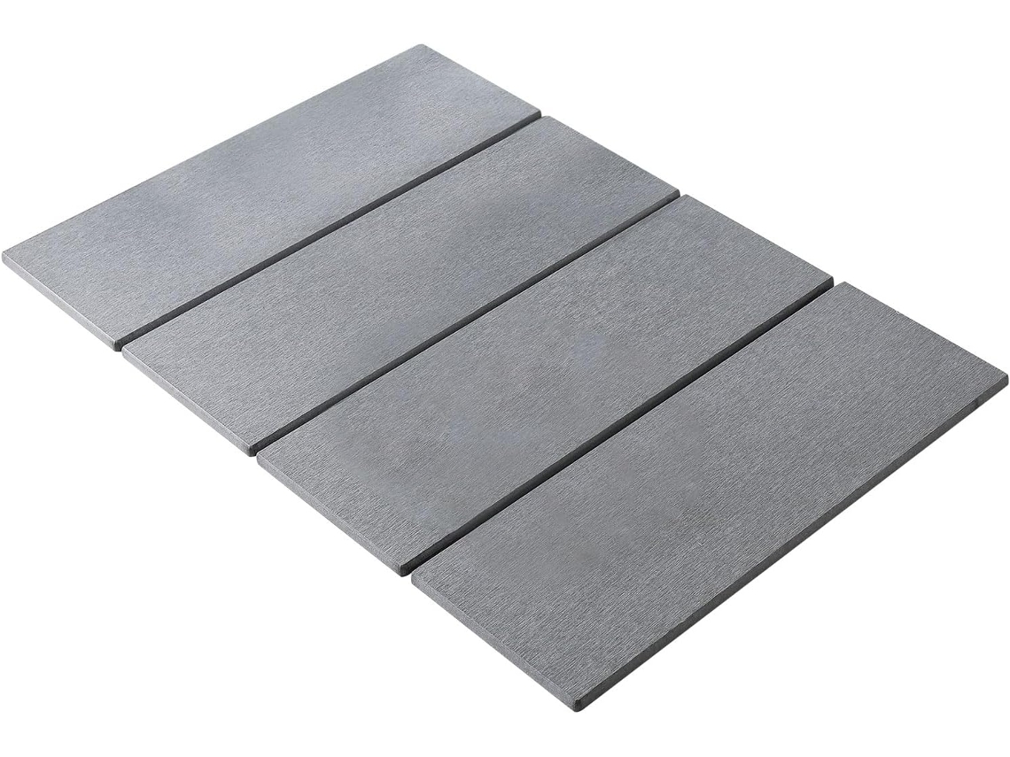 Tapete De Silicone Natural De Secagem Rápida, Dobrável, Ideal Para Defensores De Espaços Sustentáveis.
