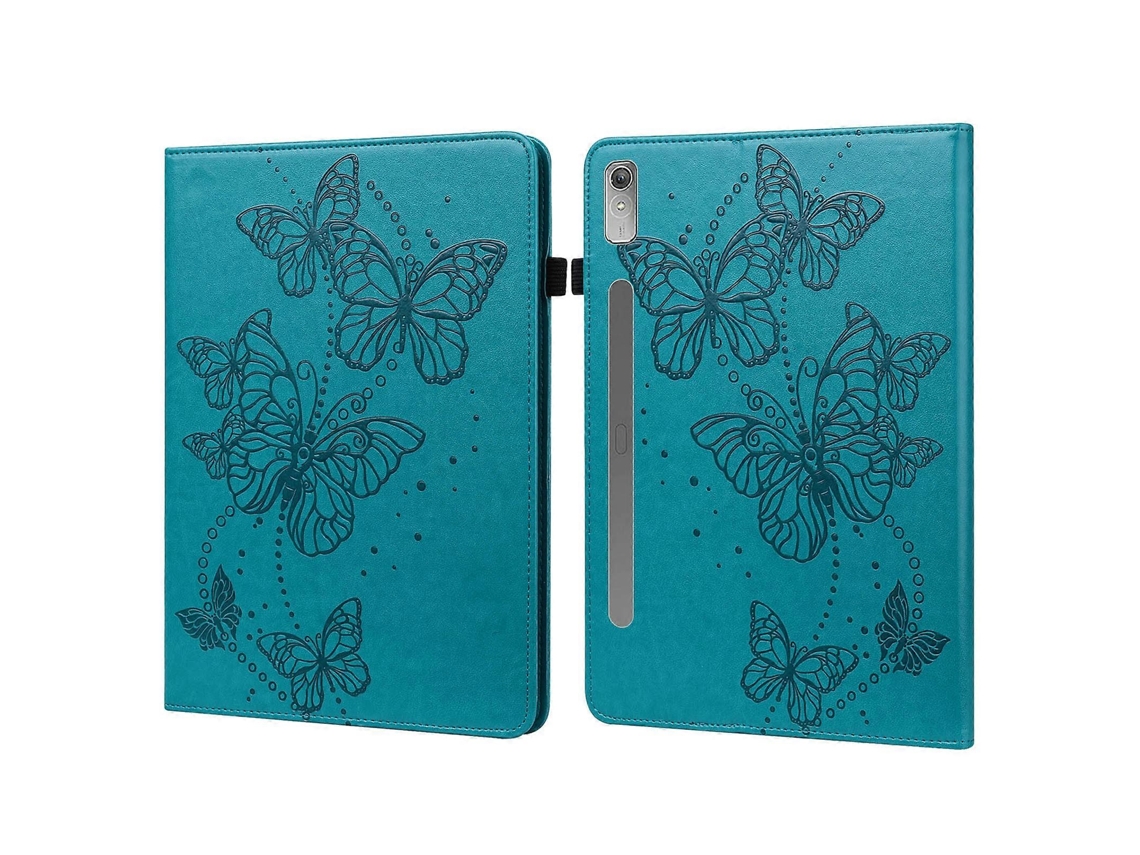 Capa de couro com estampa de borboleta em relevo para Lenovo Pad Pro 2022 11,2 polegadas / Tab P11 Pro 2ª geração (Webake)