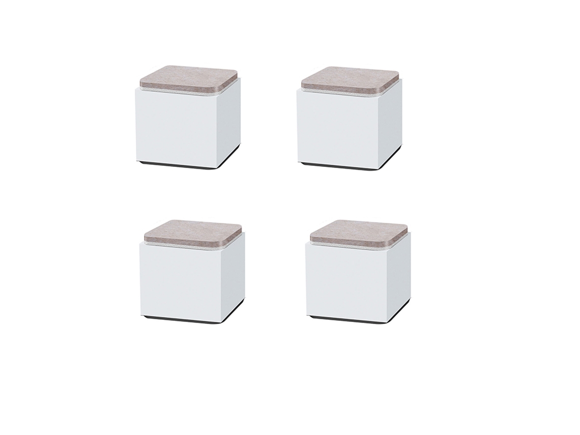 Elevadores Quadrados Para Móveis Em Aço Carbono, Pacote Com 4 S Inf