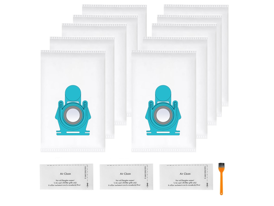 Kit Saco De Pó Acessório Para Aspirador De Pó Yuysan Para Miele Guard M1/miele Guard L1/miele Guard S1 (14 Unidades)