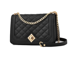 Bolsa De Ombro Para Mulher Travistar, Bolsa Transversal Pequena Com Alça De Corrente, Bolsa Em Couro, Multifuncional, Preta