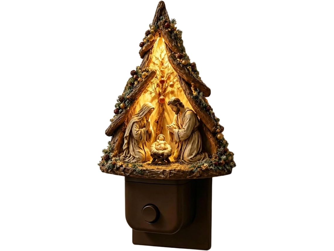 Lâmpadas De Tomada Para Árvore De Natal E Presépio |