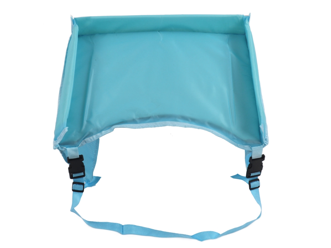 Bandeja Para Assento De Carro Para Crianças, À Prova Dágua, Estável, Macia, Ajustável, Para Viagem, Para Crianças Pequenas, Azul Brilvibera