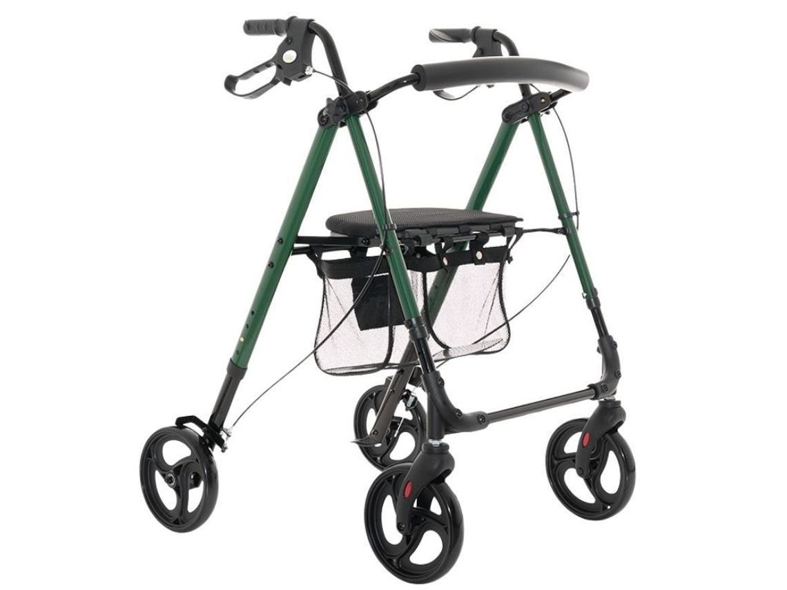 Suporte de reabilitação com assento e bolsa para idosos Green Mdh