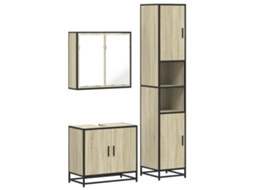 Bathroom Furniture Set, Bathroom Furniture Sets Vidaxl Marrom Madeira Processada (n/a)