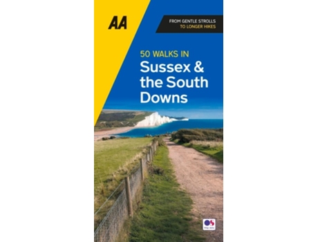 Livro 50 Walks in Sussex amp South Downs de AA Publishing (Inglês)