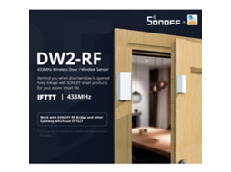 Sensor de Porta Janela Sonoff DW2 RF 433MHz S/MARCA