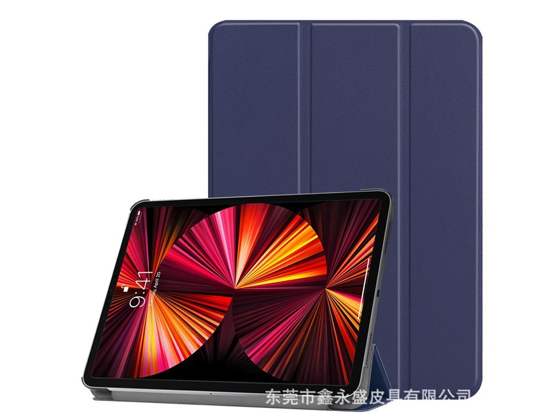 Capa Para Tablet Lurelia, Compatível Com Oneplus Pad 2 De 12,1" (modelo De 2024, Azul, Pupc, Dobrável Com Suporte, Função Sono