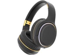 Fones De Ouvido Supra Auriculares Estéreo Sem Fio Com Luzes