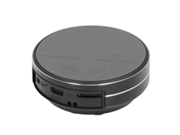 Altavoz estéreo portátil mini impermeable de conducción ósea para hogar exteriores y viajes negro