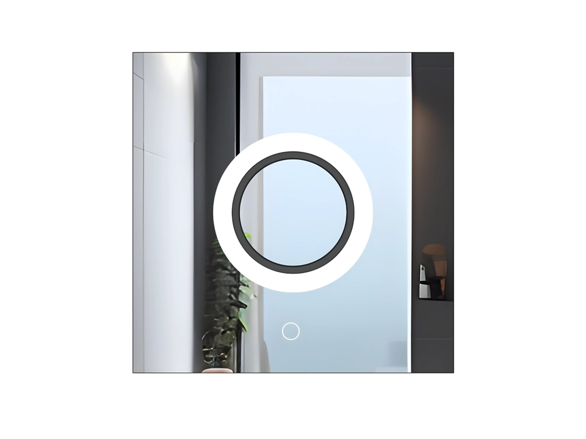 Espelho de Parede REA Led Yh bl 12 Transparent 60x60cm