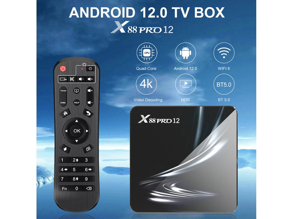 Reprodutor Uhd 4k Android 12.0 LAXISCREED
