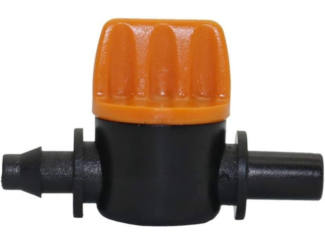 Conjunto de 5 Conectores Tubo 6 Mm com Farpa para Válvulas em Miniatura S/MARCA