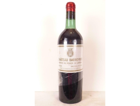 Vinho Tinto CHÂTEAU BARREYRES 1938 (75 cl - 1 unidade)