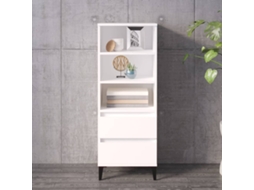 Vidaxl Aparador 40x36x110 Cm Derivados De Madeira Branco