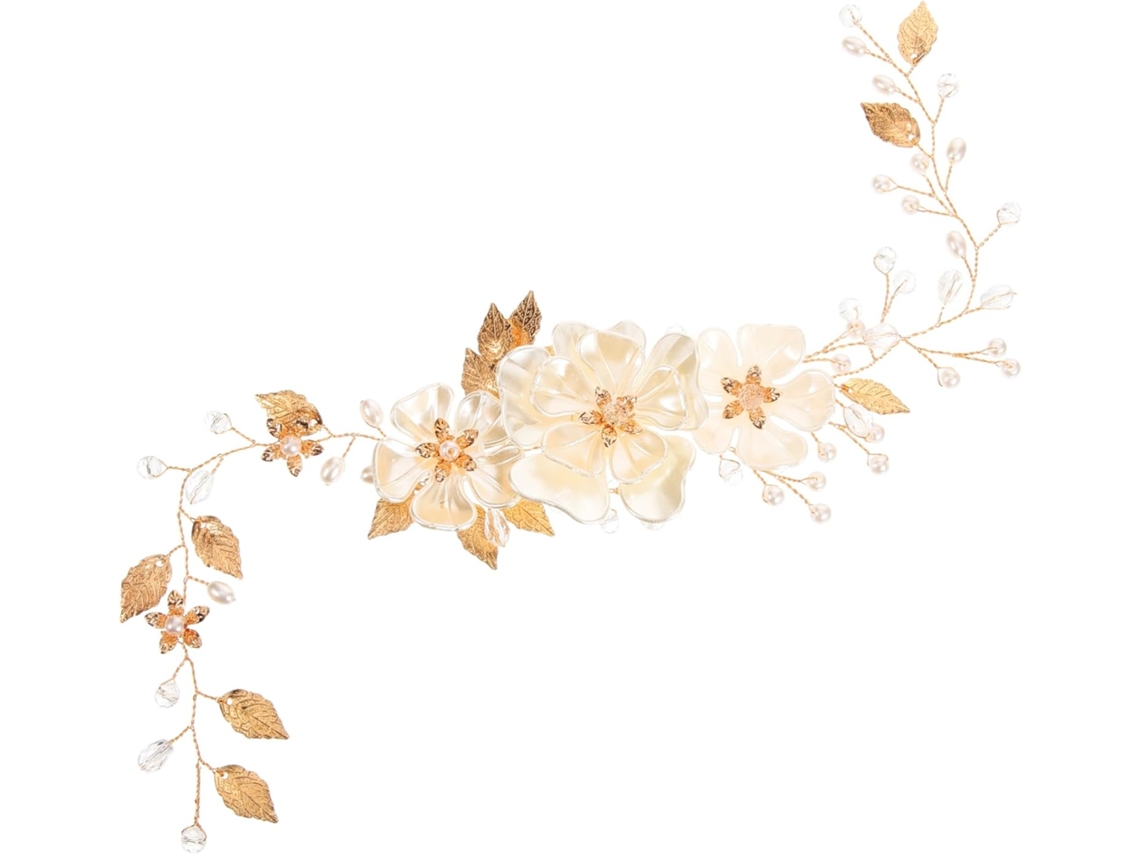 Conjunto De 3 Peças De Tiara Para Casamento Com Acessório De Cabelo Elegante Para Noivas.