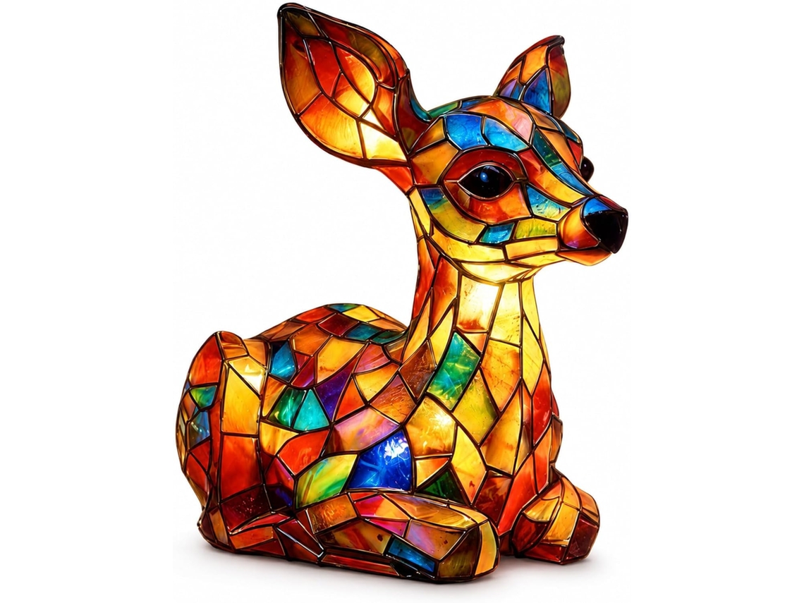 Luminária Noturna 3d De Resina Com Led, Design De Veado, Da Drawelry, Com Entrada Usb E Enfeites