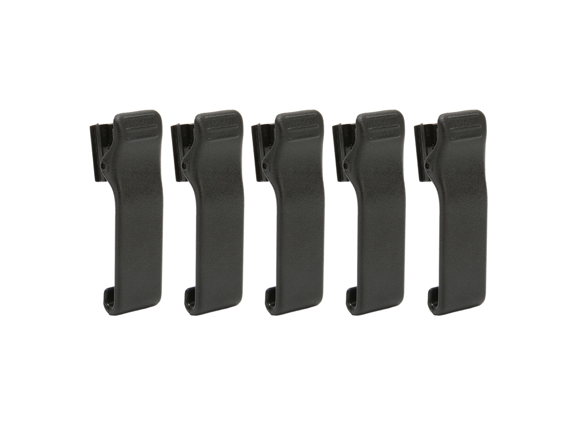 Kit de 5 Presilhas de Cinto de Plástico para Rádio Motorola Gp88 Gp88s Gp2000 Gtx800 Lts2000 CHABERLU