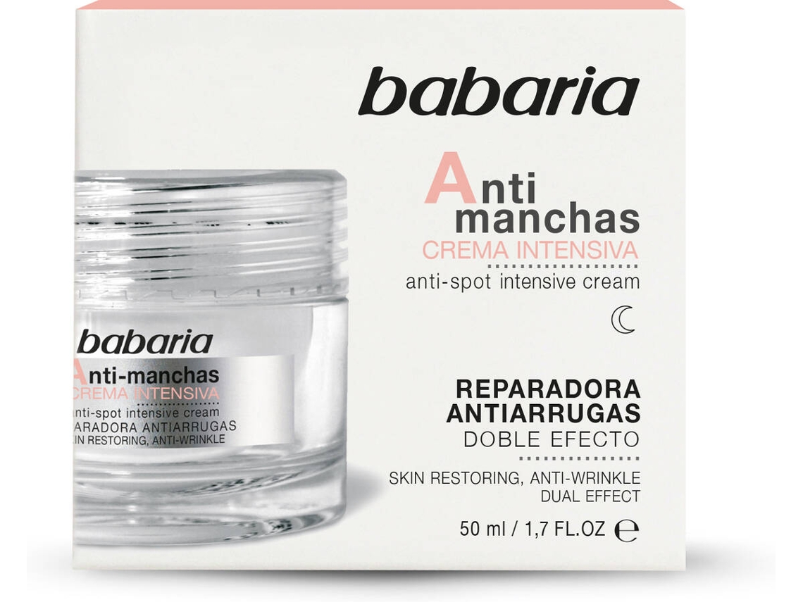 Creme de Rosto BABARIA Antimanchas (50 ml)