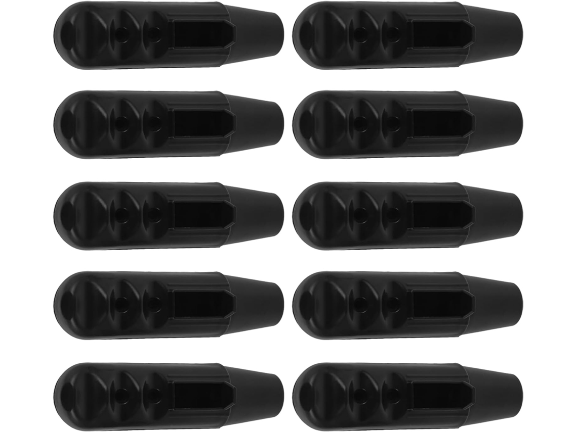 Conjunto de 10 Cabos Curtos HEALEVED em Plástico Preto para Martelo Elétrico | S/MARCA