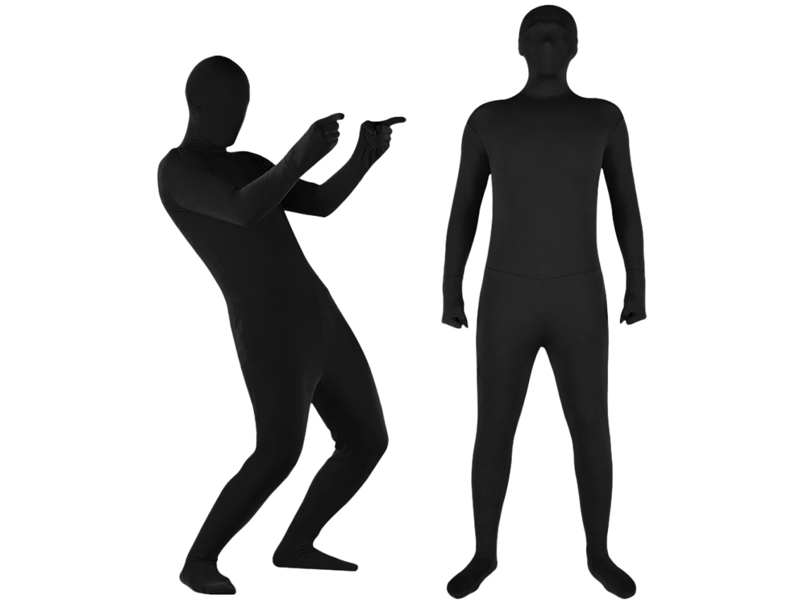 2026 traje de Spandex Zentai de Cuerpo Completo para Fotografia e Vídeo Azul e Preto
