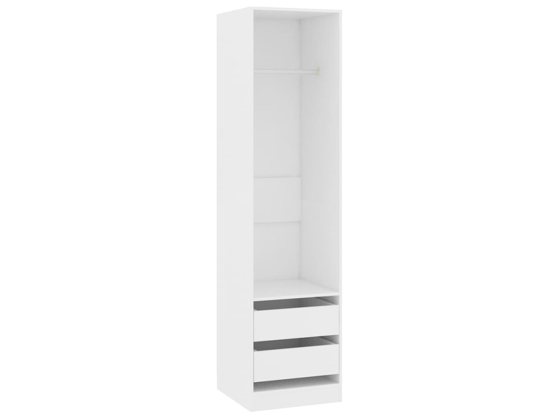 Conjunto 1 Wardrobe, Wardrobes Vidaxl Branco Madeira Processada (50 X 50 X 200 Cm)