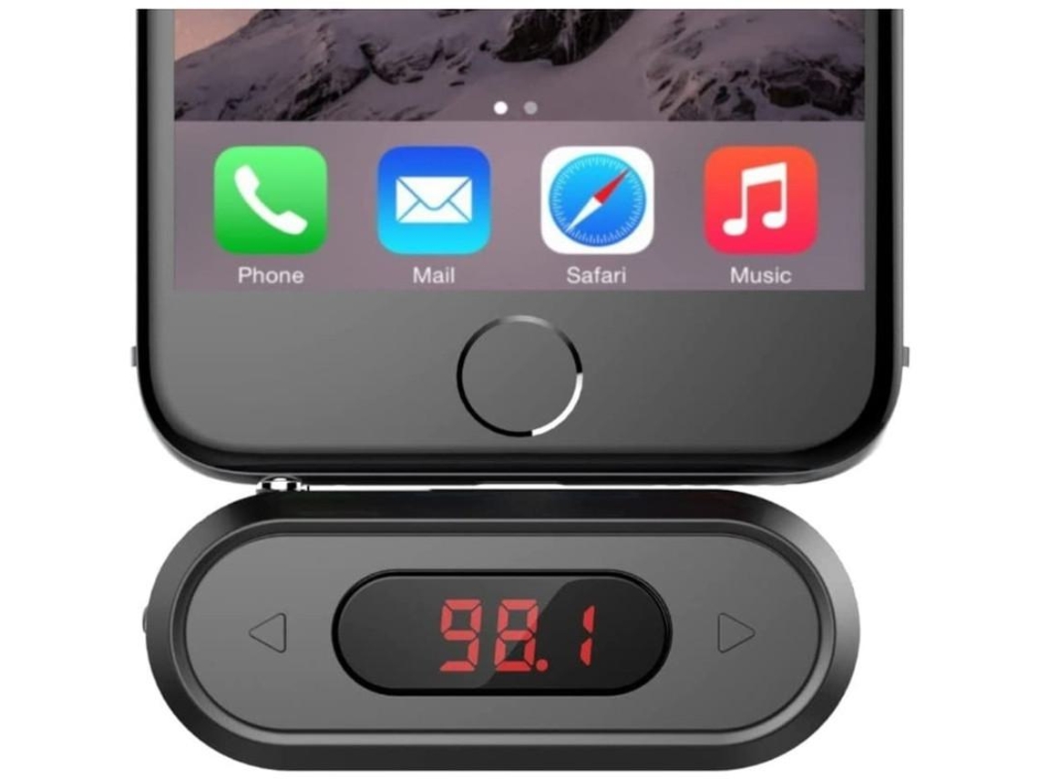 Transmissor Fm 3.5mm Yizhood Bluetooth Hands Free Carro Preto