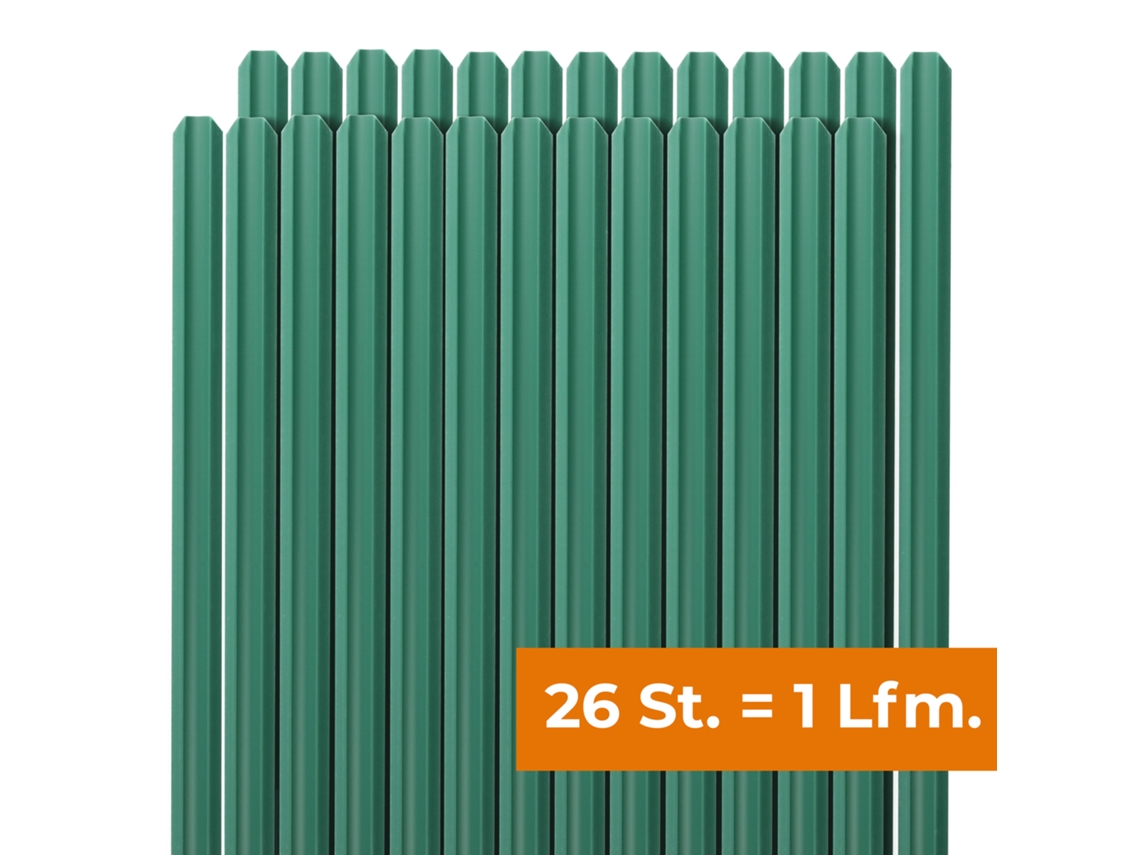 Quest Kit De Lamelas De Vedação 50-60 Mm, 26 Peças, Verde, 150 Cm