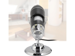 Microscópio Digital Usb De 2mp Com 8 Leds Para Gravação De Vídeo Dinâmica