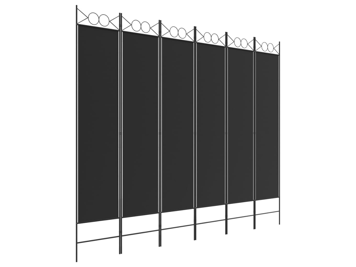 Room Divider, Room Dividers Vidaxl Preto Tecido (240 X 200 Cm)