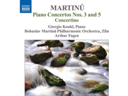 CD Koukl/Fagen/Martinu PO Zlin - Klavierkonzerte 3+5/Concertino (1CD)