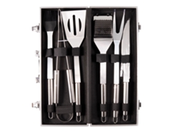 Conjunto para Churrasco em Aço Inoxidável com Bolsa de Armazenamento MDUG