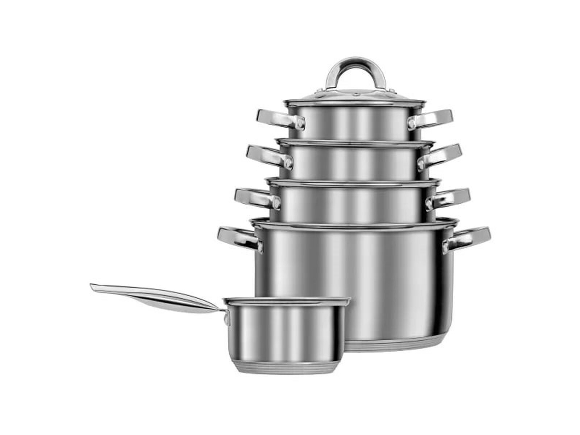 Bateria De Cozinha Smile Mgk 10 (aço Inoxidável 10 Peças Ø 16 Cm)